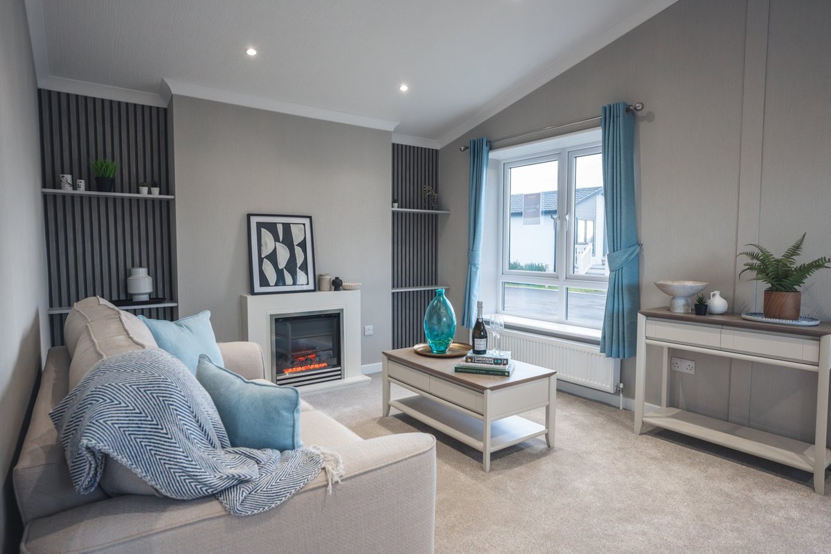 A finished EKOS Homes lounge interior