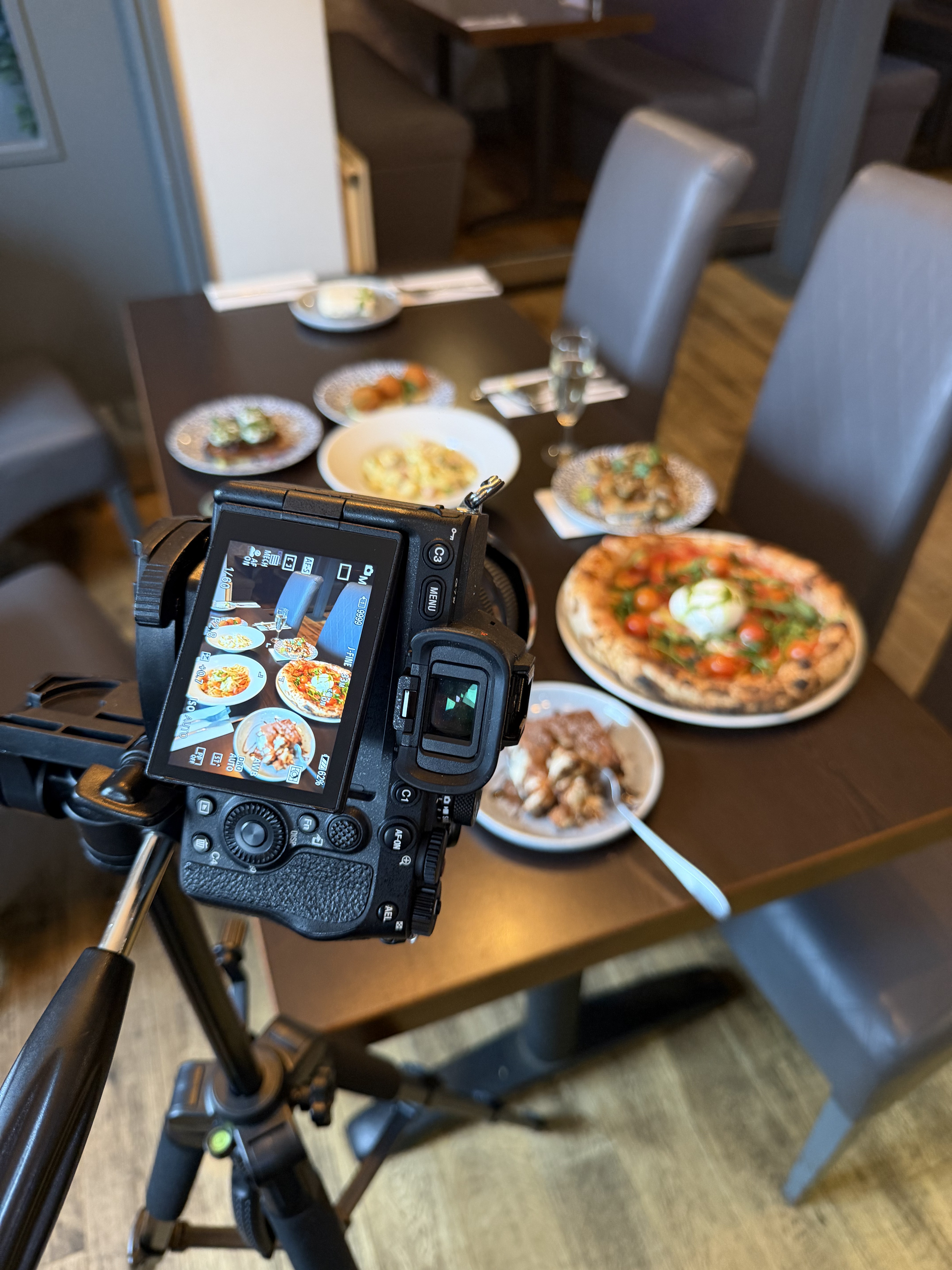 Behind the scenes at a Breeze Connection content shoot
